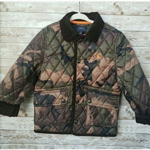 Ralph Lauren Big Boys Bomber in Camouflage